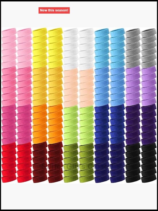 240 Pack Neon Sweatbands Bulk Headbands Sports Stretchy Moisture Wicking Non main image 5